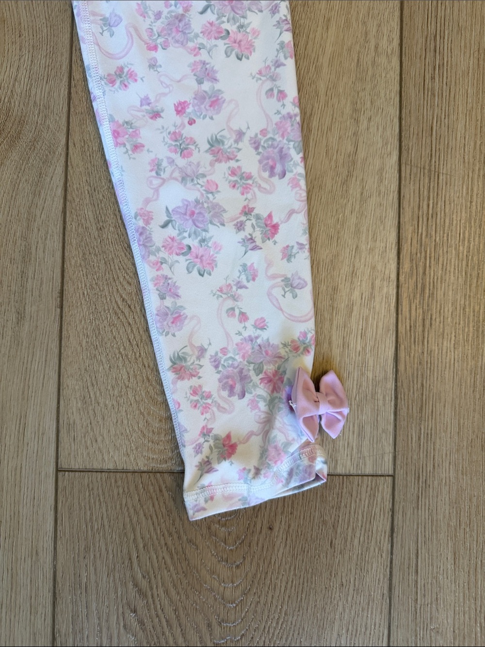 Princess Disney Inspired Floral High-Waist Leggings - Pink Floral - Picture 4 of 7